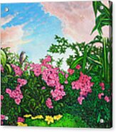 Flower Garden Xi Acrylic Print