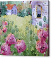 Flower Lady's Poppies Acrylic Print