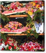 Flower Stall Ready Acrylic Print