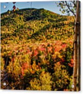 Foliage View From Crawford Notch Road Acrylic Print