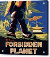 Forbidden Planet Amazing Poster Acrylic Print