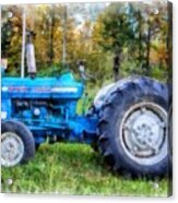 Ford 4000 Vintage Tractor Acrylic Print