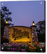 Fort Wilderness Resort And Campground Acrylic Print