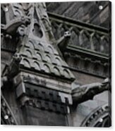 Four Gargoyles On Notre Dame North Acrylic Print
