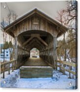 Fox Creek Covered Bridge Acrylic Print