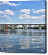 Francis Scott Key Bridge Over The Potomac River Acrylic Print
