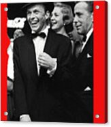 Frank Sinatra And Mr And Mrs Humphrey Bogart Circa 1953-2016 Acrylic Print