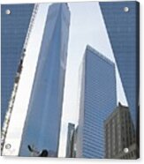 Freedom Tower Formerly World Trade  Centre Wtc New York Photo Taken On July 4 2015 Usa America's Bir Acrylic Print