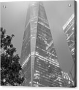 Freedom Tower Into The Fog Acrylic Print