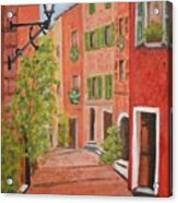 French Alley Acrylic Print