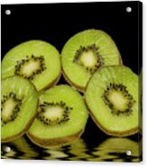 Fresh Kiwi Fruits Acrylic Print