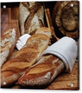 Freshly Baked Bread By Kaye Menner Acrylic Print
