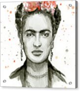 Frida Kahlo Portrait Acrylic Print