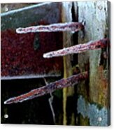 Frost And Rust Acrylic Print