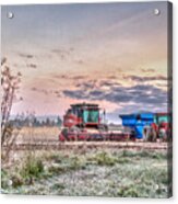 Frosty Farm Morning Acrylic Print