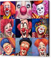 Fun Real Clowns Acrylic Print