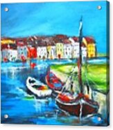Paintings Of Galway City Ireland Acrylic Print
