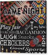 Game Night-jp3500 Acrylic Print