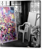 Garage Studio Acrylic Print