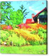 Garden House Acrylic Print