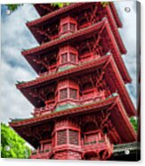 Garden Of The Japanese Tower Acrylic Print