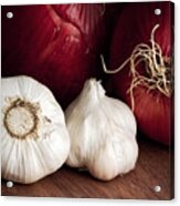 Garlic And Onions Acrylic Print