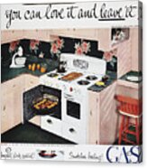 Gas Stove Ad, 1950 Acrylic Print