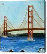 Gateway To The Golden State Acrylic Print