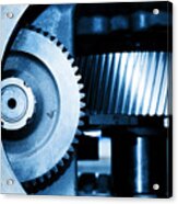 Gear Machine Industrial Elements Close-up Acrylic Print