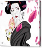 Geisha Lover Acrylic Print