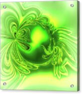 Gemstone Green Tourmaline Acrylic Print