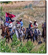 General Custer And His Entourage Acrylic Print