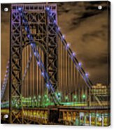 George Washington Bridge Acrylic Print