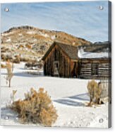 Ghost Town Winter Acrylic Print