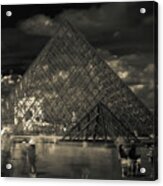 Ghosts Of The Louvre Acrylic Print