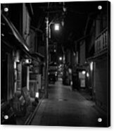 Gion Street Lights, Kyoto Japan Acrylic Print