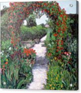 Giverney Garden Path Acrylic Print