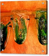 Glass Masks Acrylic Print