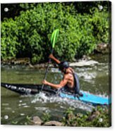 Go For It Paddle Acrylic Print