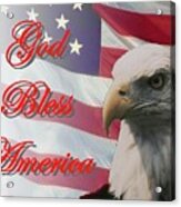 God Bless America Acrylic Print
