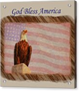 God Bless America Acrylic Print