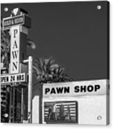 Gold And Silver Pawn Shop Acrylic Print