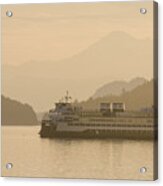 Golden Hour Ferry Ride Acrylic Print
