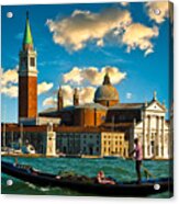 Gondola And San Giorgio Maggiore Acrylic Print