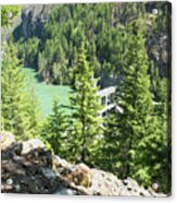 Gorge Dam Acrylic Print