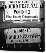 Gourd Festival Acrylic Print