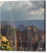 Grand Canyon Rainbow Acrylic Print