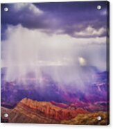 Grand Canyon Storm Acrylic Print