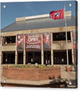 Grand Ole Opry Front View Acrylic Print
