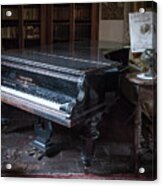 Grand Piano, Ninfa, Rome Italy Acrylic Print